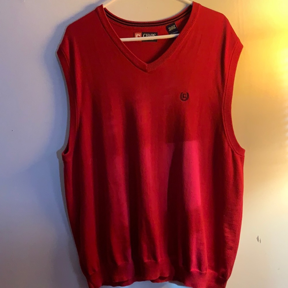 A red Chap’s Vest